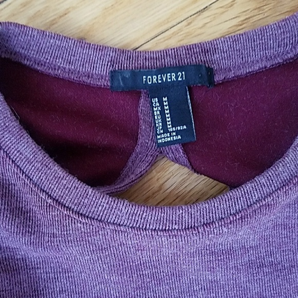Cute burgandy sweater dress euc - Picture 3 of 4